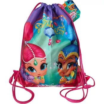 Školní sáček Setino Pytlík na obuv TŘPYTKA A SVĚTLA 40x33 růžový