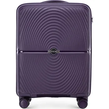 malý fialový polypropylenový kufr s kruhy | WITTCHEN | 56-3T-301-V