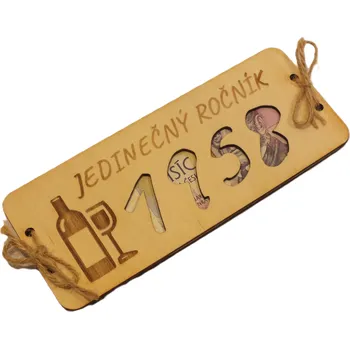 Obálka Dary dřeva Obálka na peníze- ročník narození