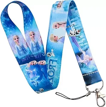 Unique Šňůrka na klíče s karabinkou Elsa Ledové království
