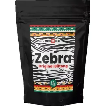Sušené maso Maso Here Zebra Biltong 40g