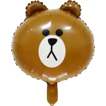 Party dekorace Happy balloons Nafukovací fóliový balónek Medvídek kulatý 41 cm