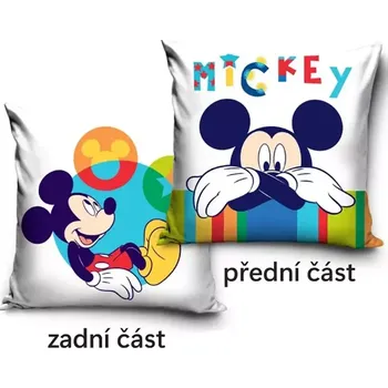 Povlak na dekorativní polštářek Carbotex Povlak na polštářek Mickey Mouse 40 x 40 cm