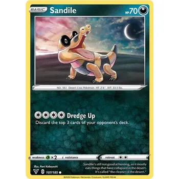 Karetní hra Sandile 107/185 - Vivid Voltage Typ karty: Non-Holo