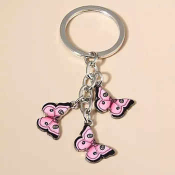 Fashion Jewelry Klíčenka Motýli růžoví