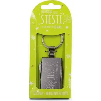 Nekupto Přívěsek na klíče Kapesní nožík Pro štěstí