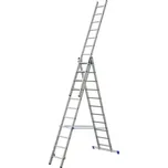 Žebřík trojdílny Al 3x13 (3471 / 5457 / 8154 mm) nosnost 150kg ELKOP VHR_3x13