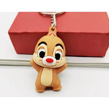 Fancy Co. Přívěsek na klíče 3D Veverka Chipmunk