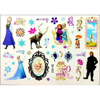 Odstranitelné tetování Tetovací obtisky Ledové království OP809