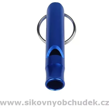 Přívěsek na klíče Píšťalka modrá
