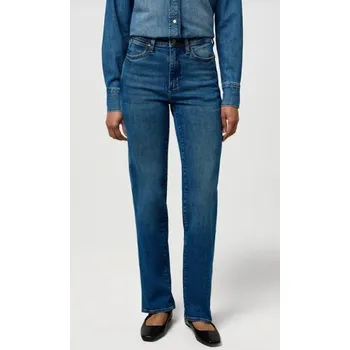 Dámské džíny Kalhoty Wrangler STRAIGHT COWBOY CREST Velikost: W36-L32