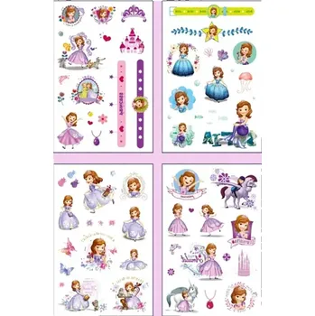 Odstranitelné tetování Tetovací obtisky Sofie První 14,5 x 9,5 cm