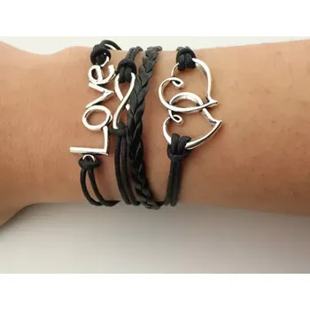 Náramek MiTe Náramek víceřadý nekonečná láska