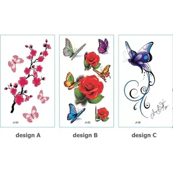 Odstranitelné tetování Rocolo Design Tetovací obtisky barevné 6 x 9,5 cm OP096