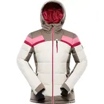Dámská péřová lyžařská bunda ALPINE PRO FERERA velikost XL creme
