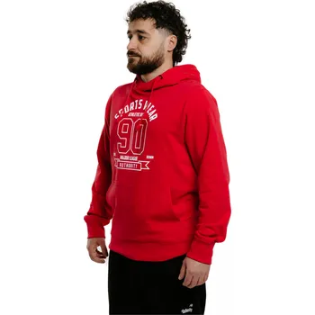 Pánská mikina Pánská mikina s kapucí AUTHORITY-H-CLUBHUD M red Červená M