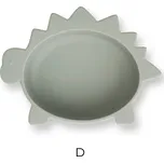 LIEWOOD Silikonová miska Iggy Dino / Blue multi mix D