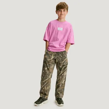 Dětská móda Reserved - Tričko s potiskem - orchidejová - 868II-40X - 868II-40X-146