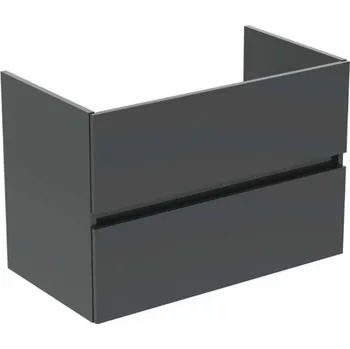 Nábytek Ideal Standard Eurovit Plus Skříňka pod umyvadlo 80 cm, šedá lesk R0263TI