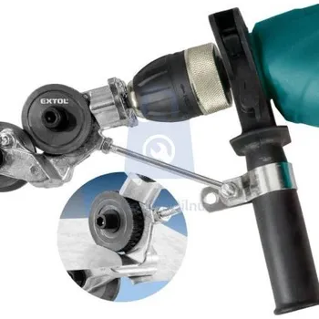 Nástavec na vrtačku k řezání plechu, EXTOL CRAFT do tl. max.1,2 mm, balení 1 ks