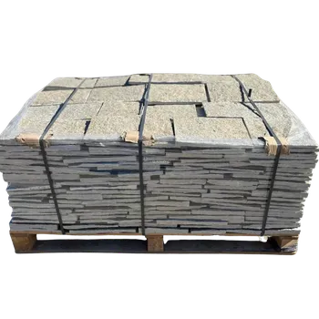 Přírodní kámen Přírodní kámen Rula Gold Brown - obklad 4 x řezaný (Akce - rula Gold Brown (zlatá rula) - obklad 4 x řezaný tl. 15-25 mm, 200 mm)