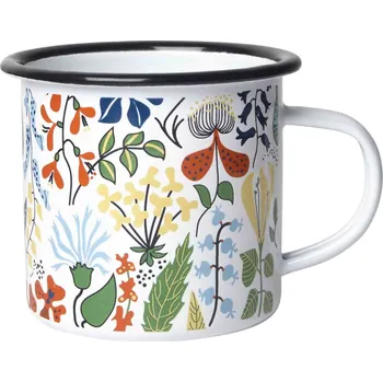 Pluto Design Smaltovaný plecháček Herbarium 350 ml