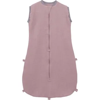 Dětská deka ELIS DESIGN Mušelínový spací pytel - starorůžový