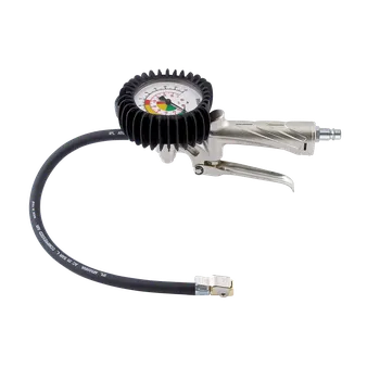 pumpička Pneuhustič kovový s manometrem 80 mm