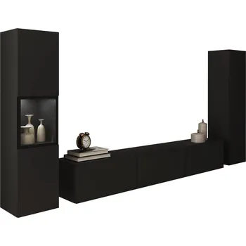 Obývací stěna MID.YOU OBÝVACÍ STĚNA, černá - 002778007108