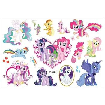 Odstranitelné tetování Tetovací obtisky My little pony dočasné tetování OP627