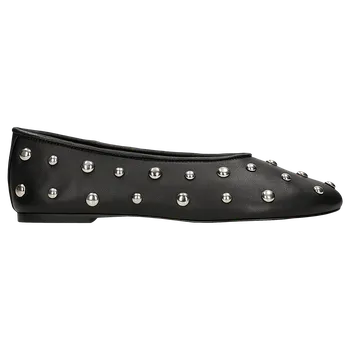 Dámské polobotky Černé Balerínky S Ozdobnými Cvoky Wojas 4406651 42