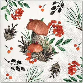 Papírový ubrousek Anděl Papírové ubrousky třívrstvé podzim 33x33cm