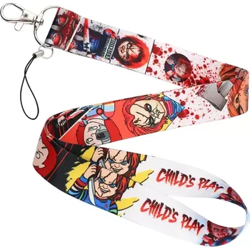 Šňůrka na klíče s karabinkou Horror