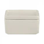 Blomus PILAR Keramická máslenka krémová