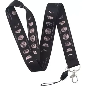 Attos Textilní šňůrka na klíče/mobil Fáze Měsíce OJ1327