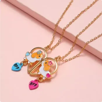 Náhrdelník Lilley Jewelry Náhrdelník BFF pejsci se srdíčky