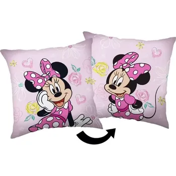 Dekorativní polštářek Jerry Fabrics Polštářek Minnie Pink Bow 40 x 40 cm