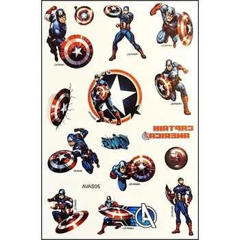 Tetování Dětské tetování Avengers 02 tetovací obtisky 14,9 x 9,5 cm OP858