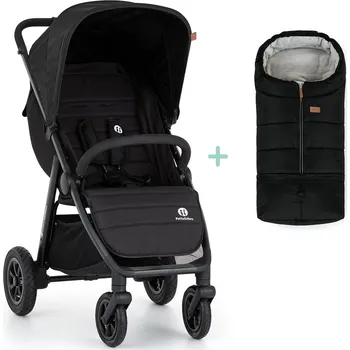 Přeprava dětí PETITE&MARS Kočárek sportovní Airwalk2 Perfect Black + PETITE&MARS fusak Jibot ZDARMA