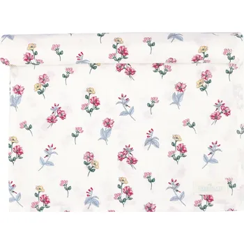 ubrus GREEN GATE Bavlněný běhoun Portia White 140 x 45 cm