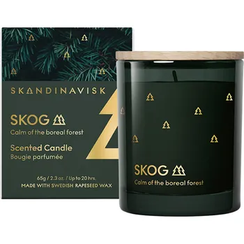 Svíčka SKANDINAVISK Vonná svíčka ve skle SKOG (les) 65 g – speciální edice