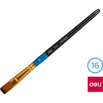 Umělecký štětec Štětec syntetický plochý č. 16 DELI