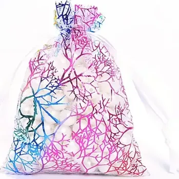 Dárková taška Unique Dárkový sáček organza barevný 9x12cm