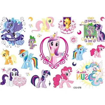 Odstranitelné tetování Tetovací obtisky My little pony dočasné tetování