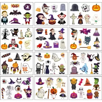 Tetování Roccoo Tattoo Tetovací obtisky dočasné tetování Halloween 11,5x8cm