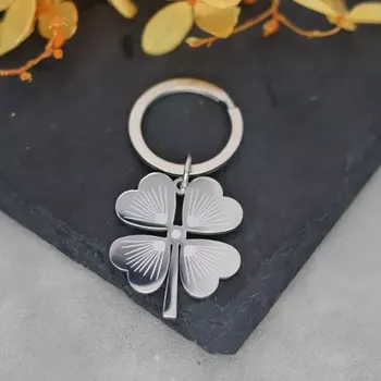 Fally Přívěsek na klíče Čtyřlístek pro štěstí