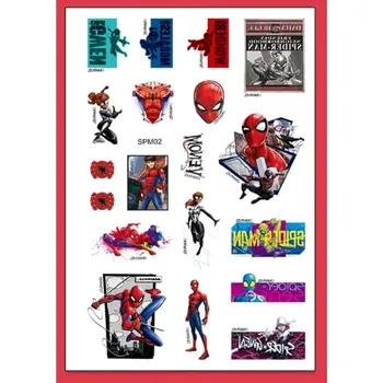 Odstranitelné tetování Dětské tetování Spiderman 14,9 x 9,5 cm OP883