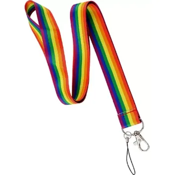 Attos Šňůrka krk textilní na klíče, mobil RAINBOW