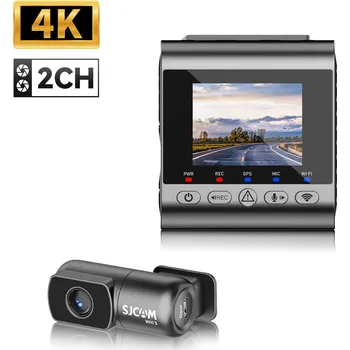 Kamera do auta SJCAM M60S přední+ zadní kamera 4K 30FPS 2CH 140° Široký úhel, WiFi Noční vidění s 2,0" lcd