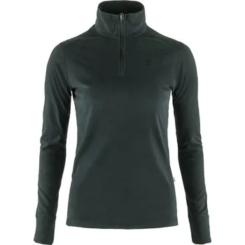 Dámská mikina fleece mikina dámská FJÄLLRÄVEN Skare Half Zip W Black - S